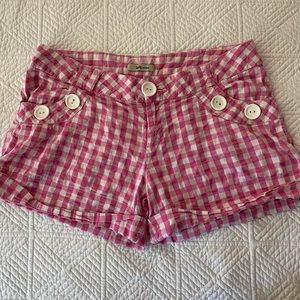 Vintage gingham shorts